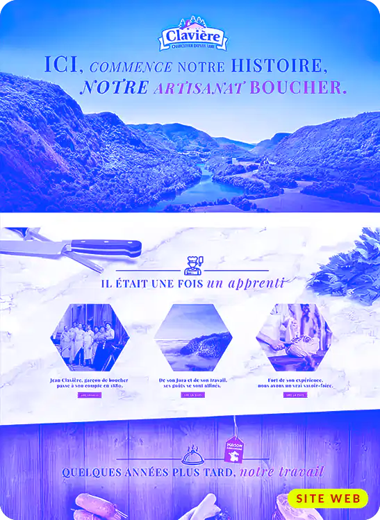 Site-web-Claviere Site web pour Clavière Artisan Boucher