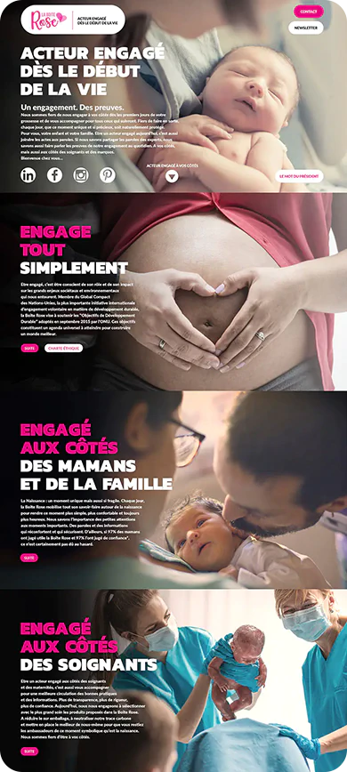 Website-Institutionnel-La-Boite-Rose Conception, rédaction et design pour le site institutionnel de La Boîte Rose