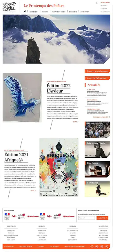 Website-le-printemps-des-poètes Website le printemps des poetes