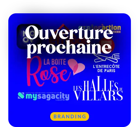 Ouverture-prochaine-logos Chartes graphiques, Branding